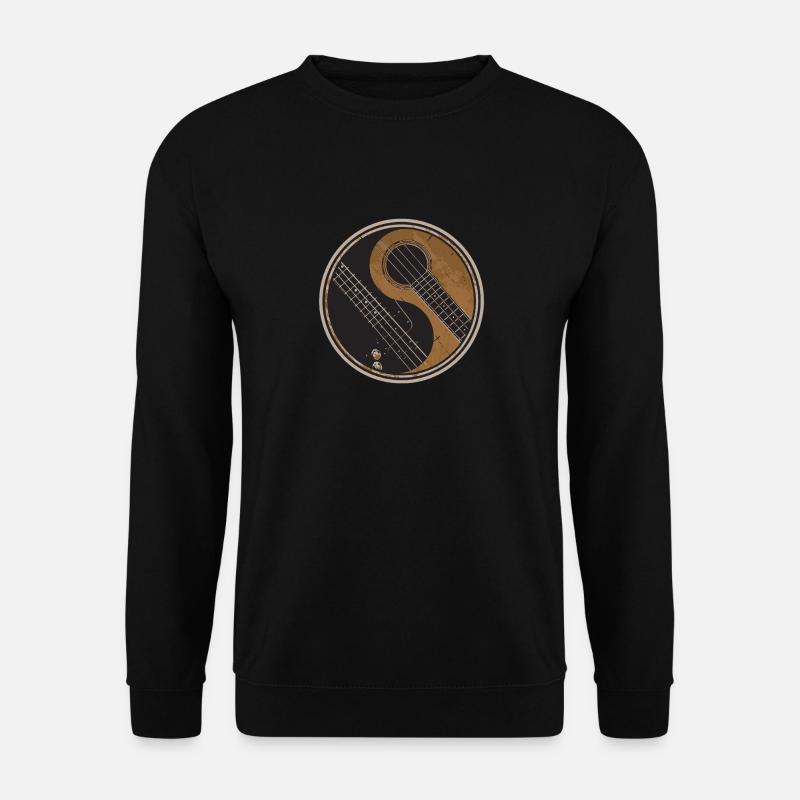 Guitarren T-Shirt - Unisex Pullover - Schwarz
