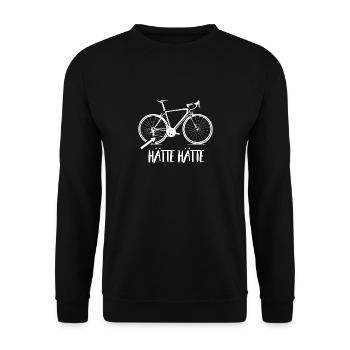 Would Have Had Bicycle Chain Funny Saying Bicycle - Unisex Sweatshirt - black - Front - Alina (178cm) & Michal (187cm)