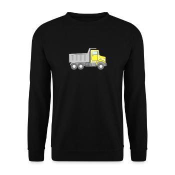 Kipplaster - Unisex Pullover - Schwarz - Vorne - Alina (178cm) & Michal (187cm)