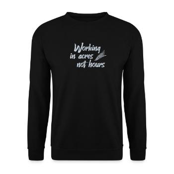 Landwirtschaft - Unisex Pullover - Schwarz - Vorne - Alina (178cm) & Michal (187cm)