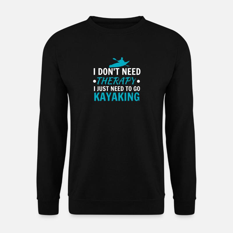 Kayak - Unisex Pullover - Schwarz
