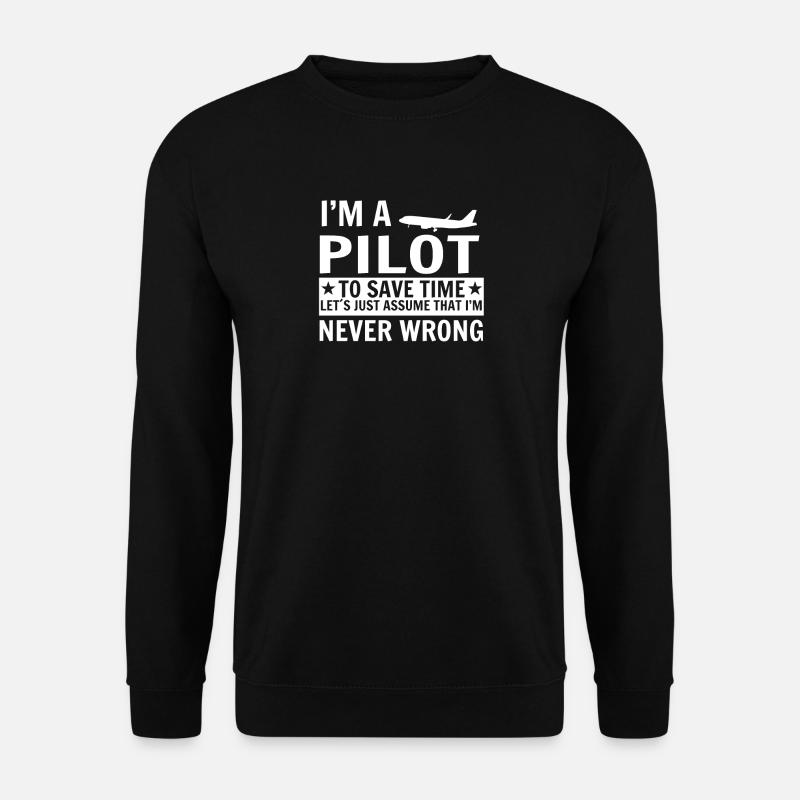 pilot - Unisex Sweatshirt - black