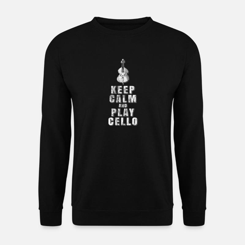 Cello spielen - Unisex Pullover - Schwarz
