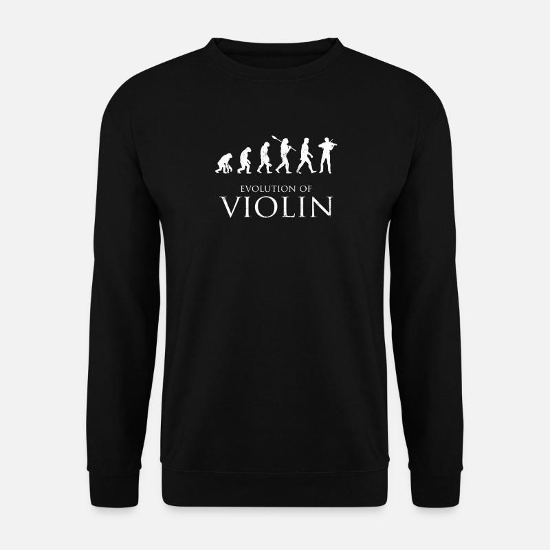 Evolution du violon - Sweat-shirt Unisexe - noir