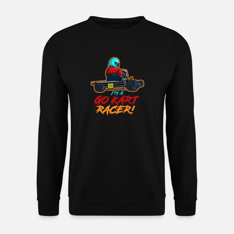 Go-kart racer - Unisex Sweatshirt - black