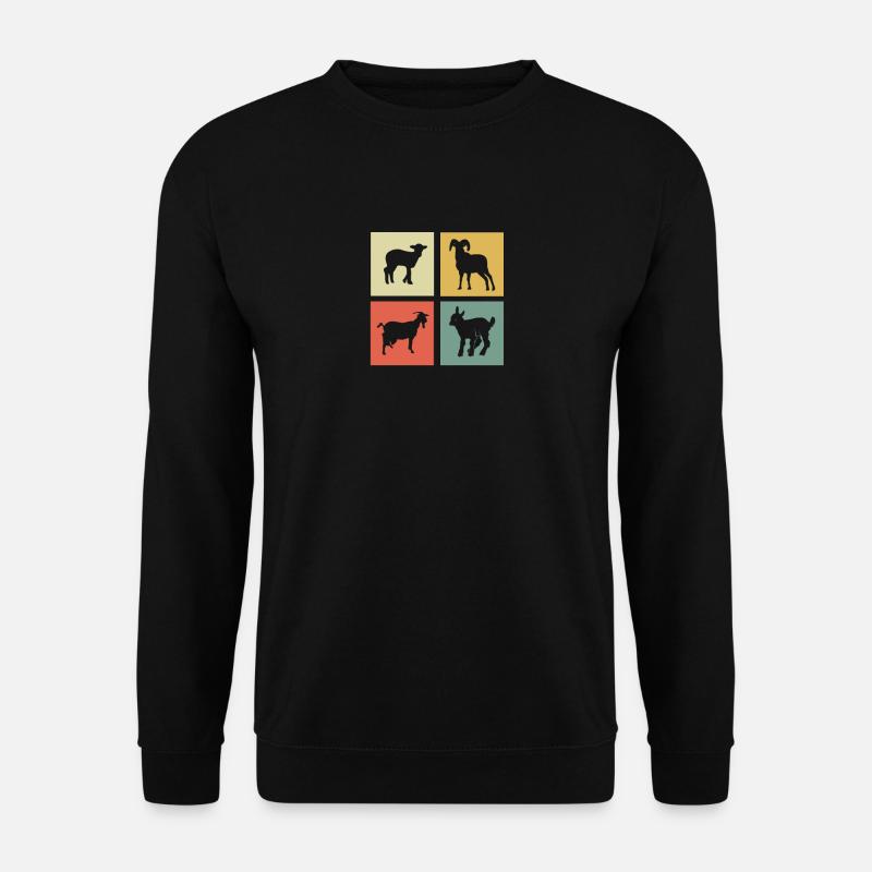 Ziege - Unisex Pullover - Schwarz