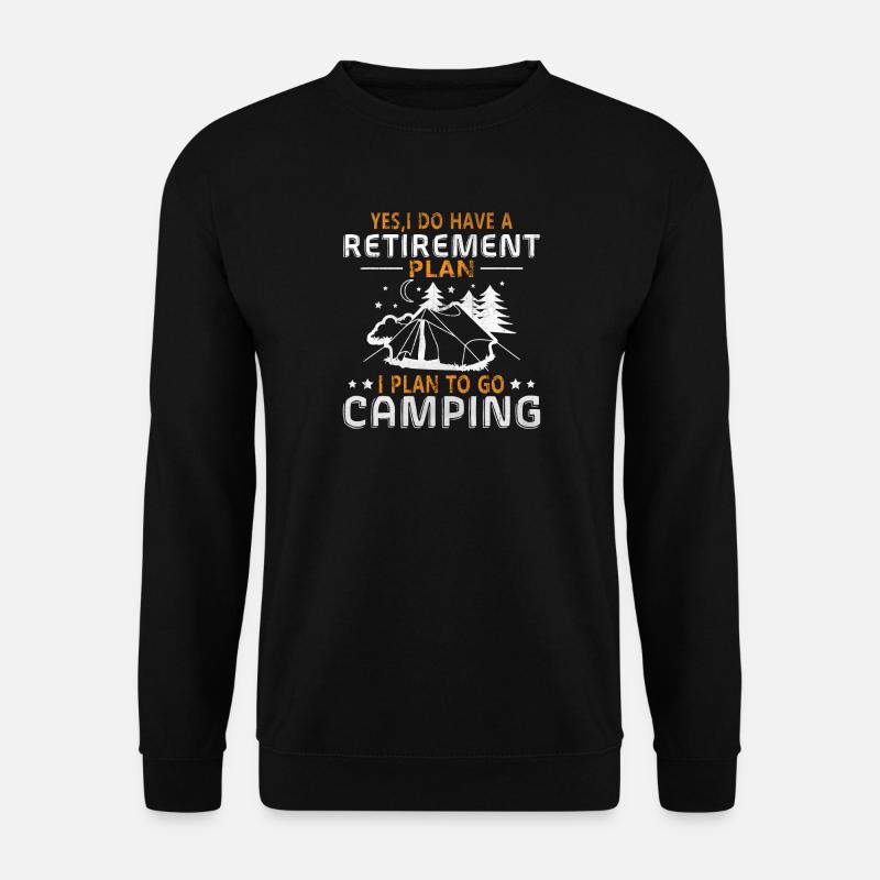 Pension camping tents - Unisex Sweatshirt - black