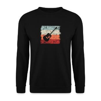 Idée cadeau vintage - Sweat-shirt Unisexe - noir - Devant - Alina (178cm) & Michal (187cm)