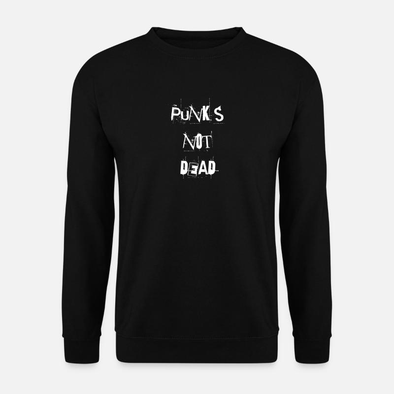 PUNK IS NOT DEAD - Unisex Sweatshirt - black