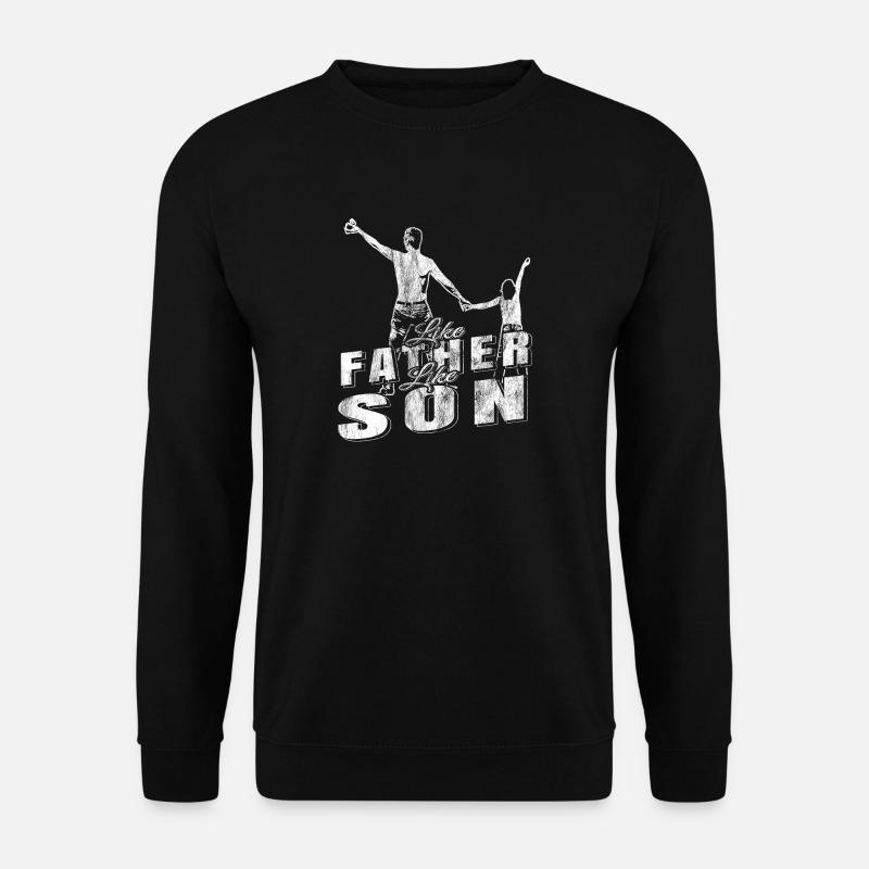 Vater und Sohn - Unisex Pullover - Schwarz