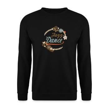 Jazz Dance Gift - Modern Dance T-Shirt - Unisex Sweatshirt - black - Front - Alina (178cm) & Michal (187cm)