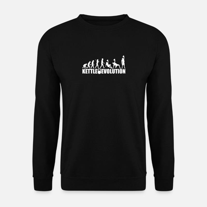 Kettlebell Kettleball TGU Evolution Geschenk - Unisex Pullover - Schwarz