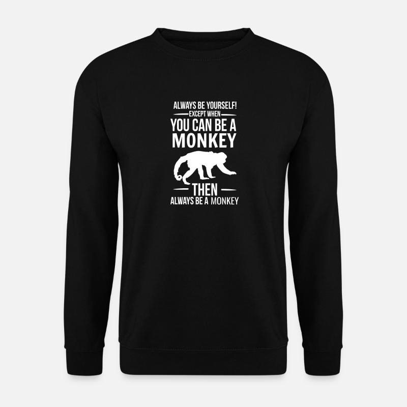 Monkey - Unisex Sweatshirt - black