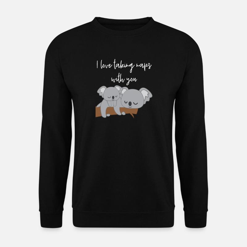 Koala – Koalabär – Koalafan – Koalabären - Familie - Unisex Pullover - Schwarz
