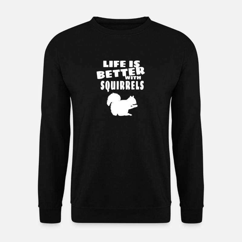 Écureuils - Sweat-shirt Unisexe - noir