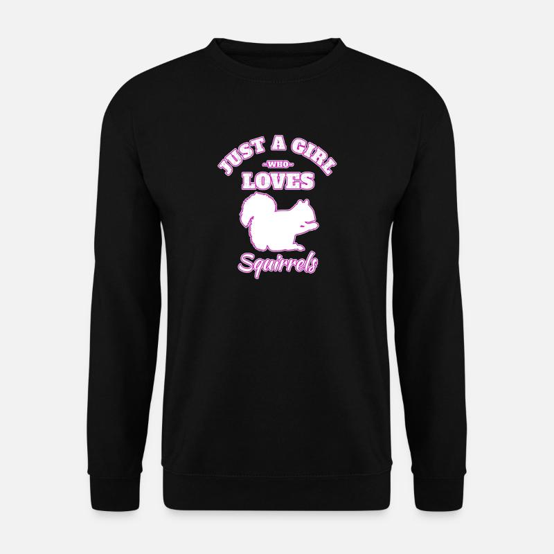 Squirrel - Unisex Sweatshirt - black