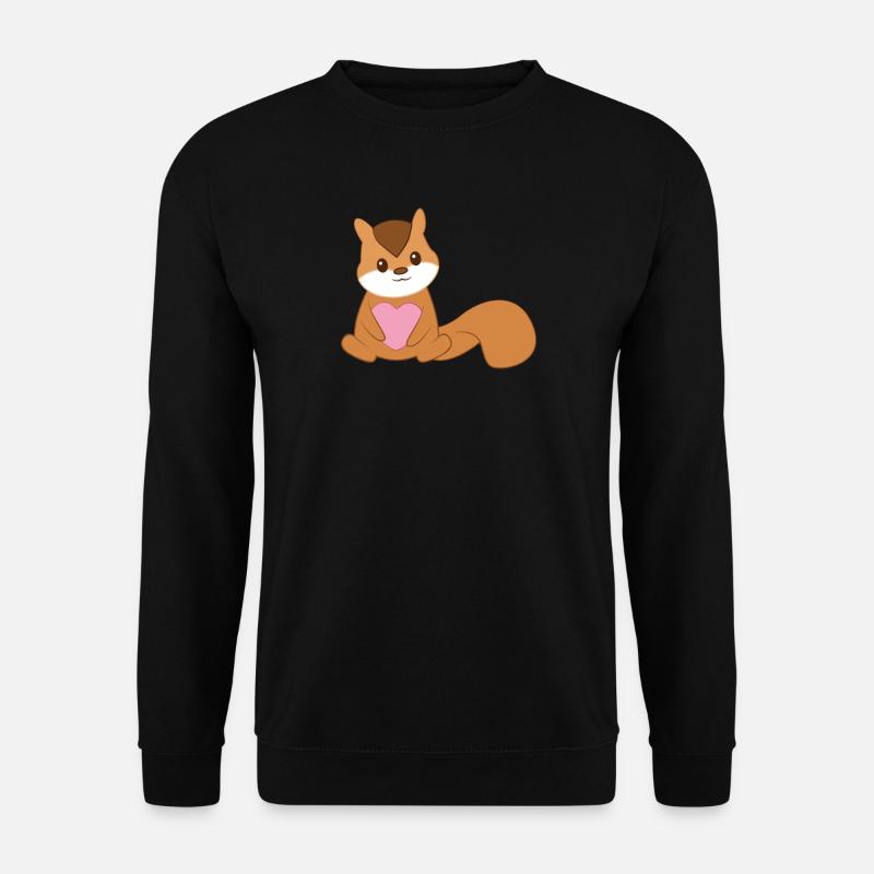 Chipmhörchen – Valentine's Day - Heart - Unisex Sweatshirt - black