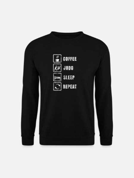 Judo fighters routine - Unisex Sweatshirt - black