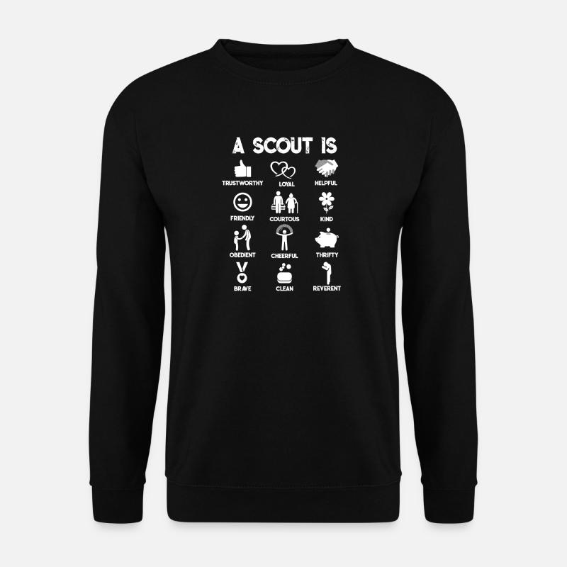 Uno scout è, boy scout - Felpa unisex - nero