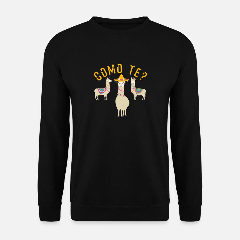 Como Te Llamas Alpacas - Unisex Pullover - Schwarz