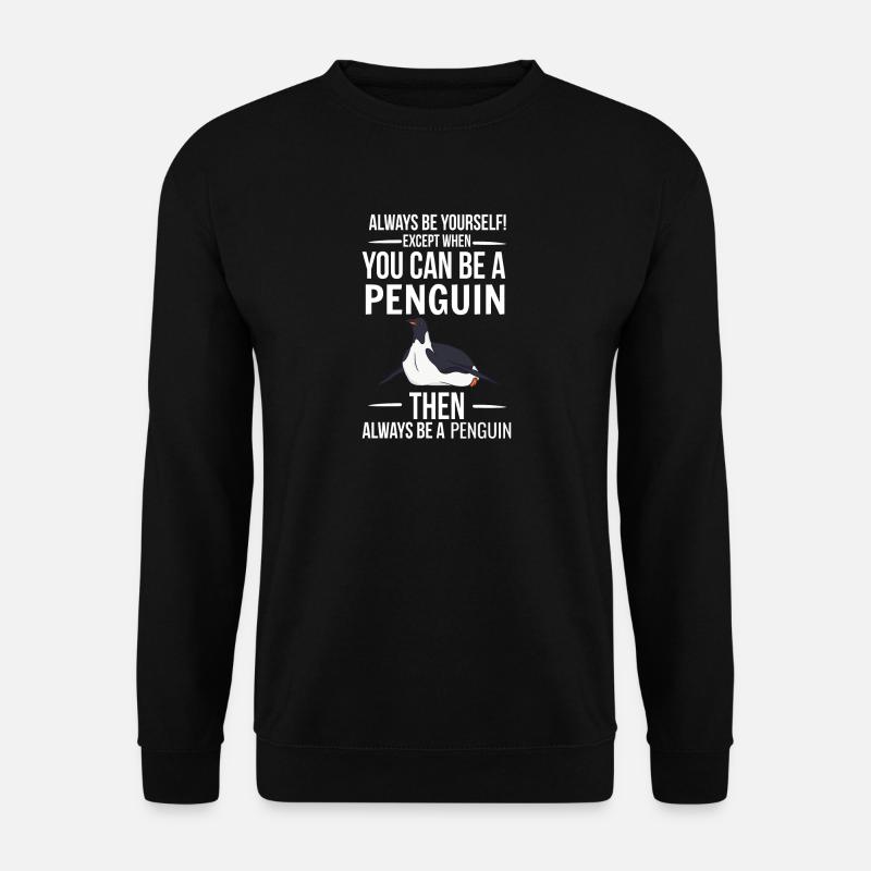 Pinguin - Unisex Pullover - Schwarz