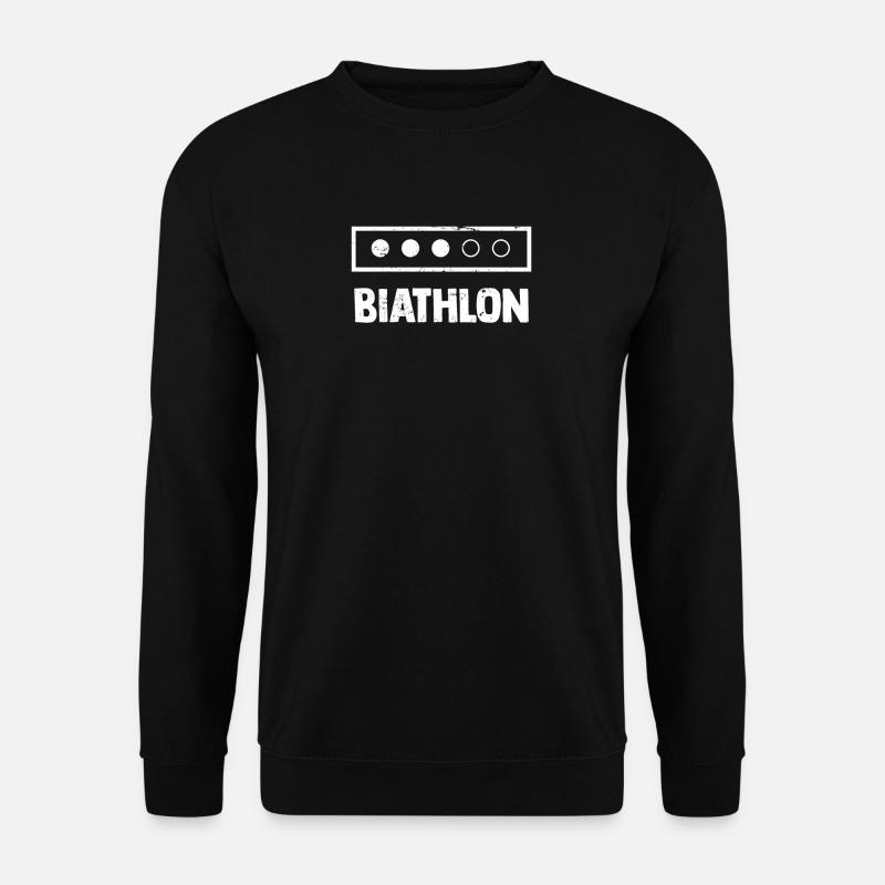 Biathlon - Unisex Pullover - Schwarz