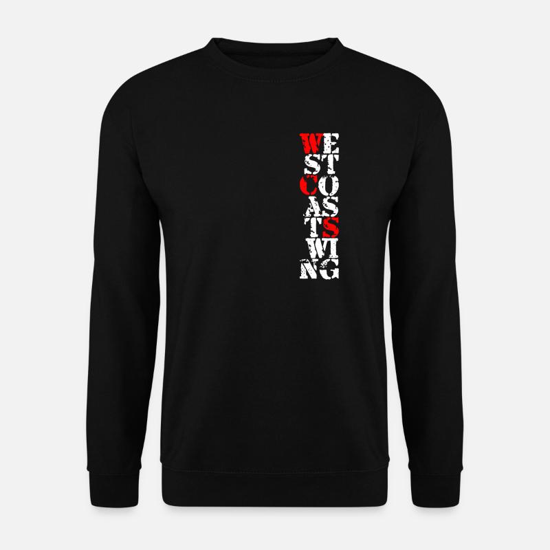 West Coast Swing Dance T-Shirt Geschenk - Unisex Pullover - Schwarz
