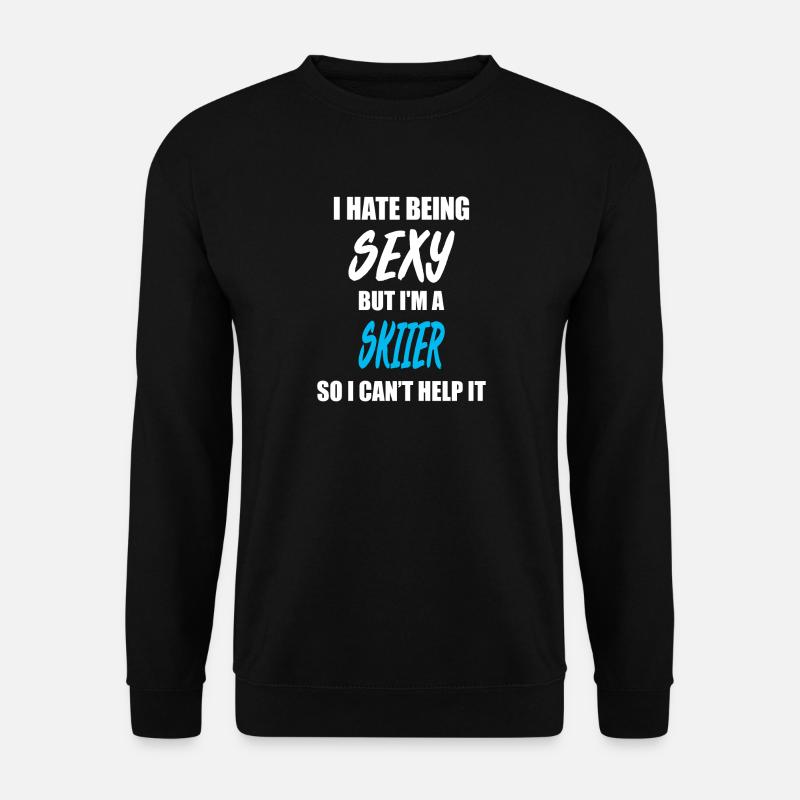 Ski skiing - Unisex Sweatshirt - black