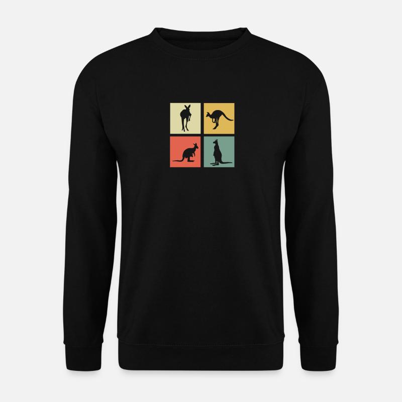 Känguru - Unisex Pullover - Schwarz