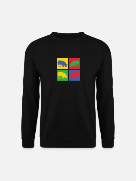 pig - Unisex Sweatshirt - black