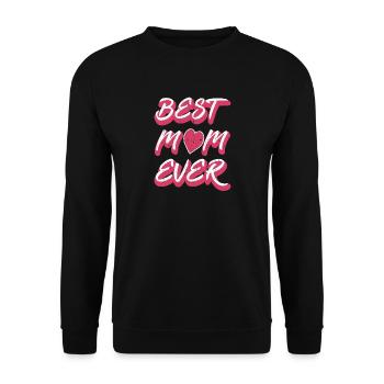 Cadeau de la fête des Mères, cadeau fête des mères - Sweat-shirt Unisexe - noir - Devant - Alina (178cm) & Michal (187cm)