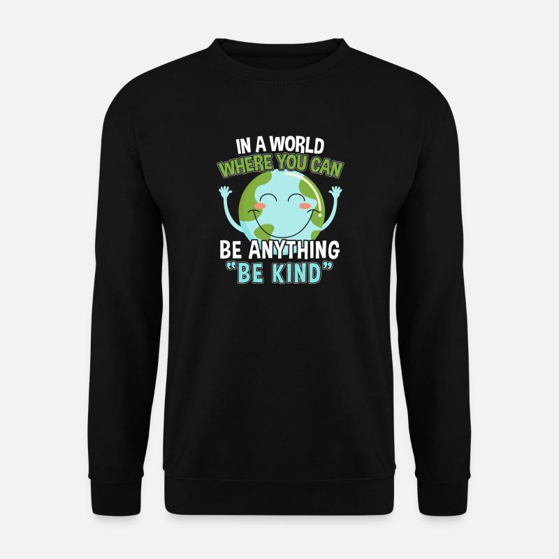 Weltfrieden Frieden Friedensbewegung Geschenk - Unisex Pullover - Schwarz
