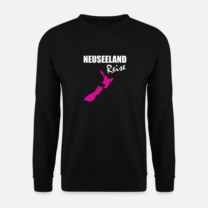 Neuseeland - Unisex Pullover - Schwarz