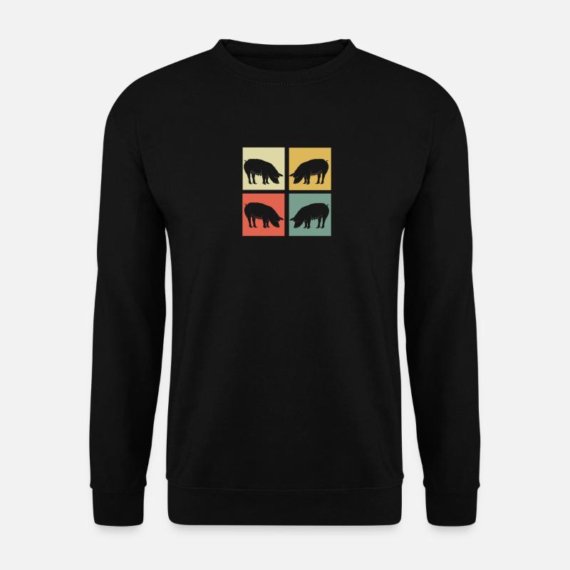 Schwein - Unisex Pullover - Schwarz