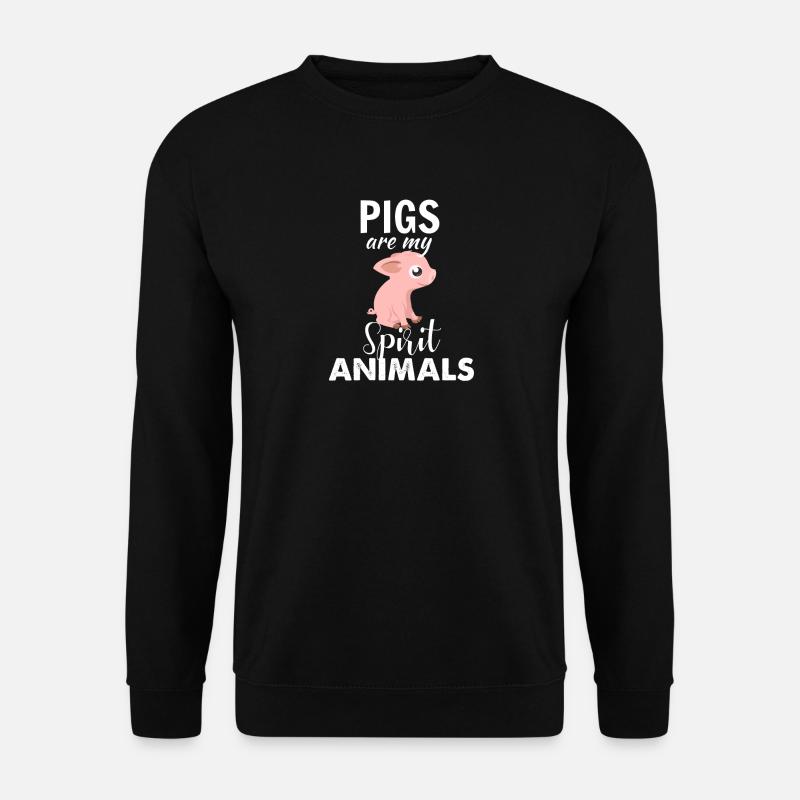 Schwein - Unisex Pullover - Schwarz