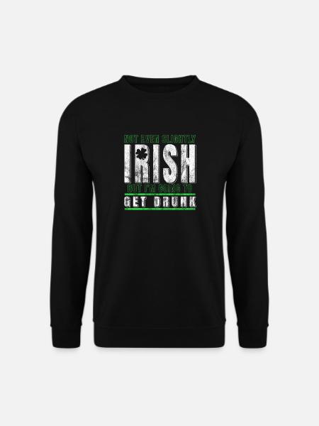 Irish lucky clover - Unisex Sweatshirt - black