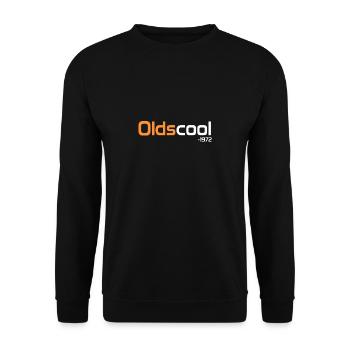 Oldscool 1972 - Unisex Pullover - Schwarz - Vorne - Alina (178cm) & Michal (187cm)