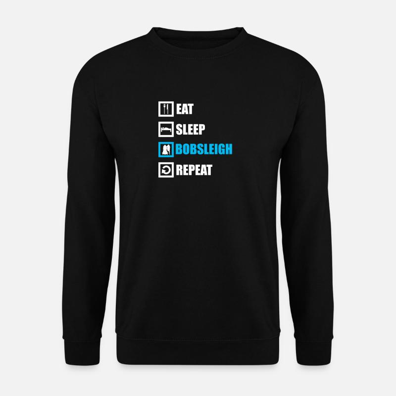 Bobsport Bobfahren - Unisex Pullover - Schwarz