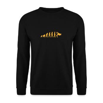 Wrestling Ringen Ringer Geschenk Vater Vatertag - Unisex Pullover - Schwarz - Vorne - Alina (178cm) & Michal (187cm)