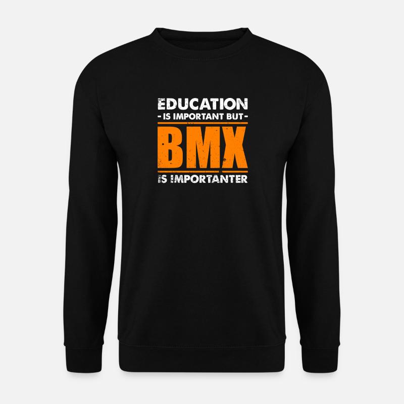 BMX training cycling - Unisex Sweatshirt - black