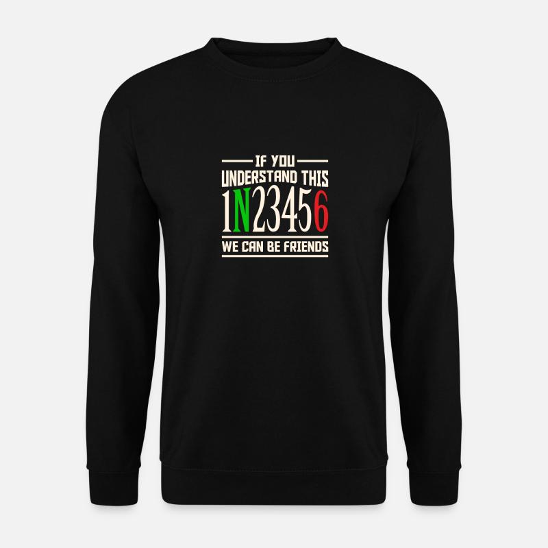 Motorrad Freunde wenn du das verstehst. - Unisex Pullover - Schwarz