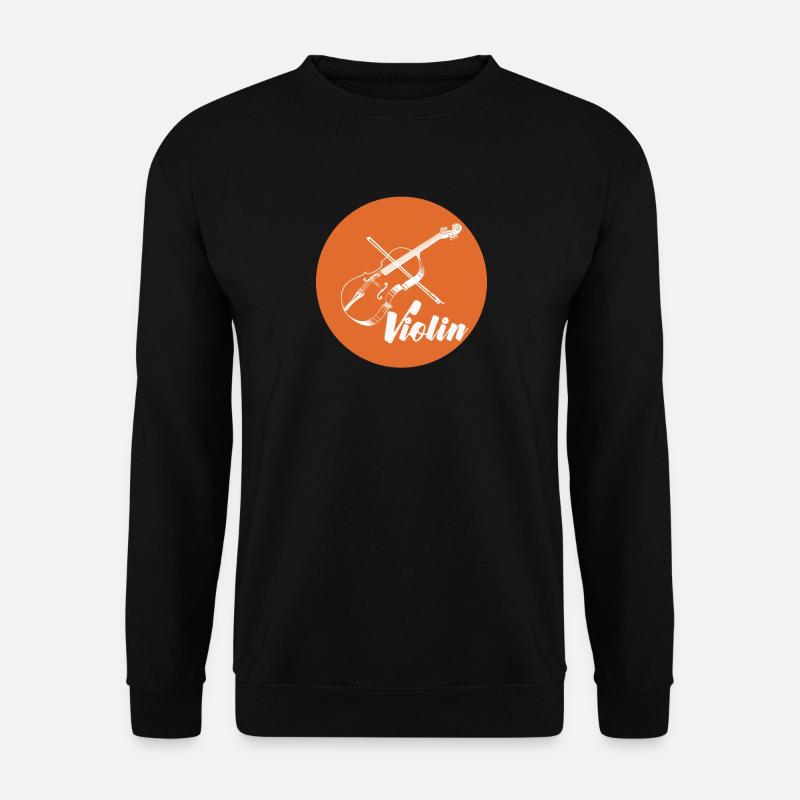 Violine - Geige - Geiger - Geschenk - Unisex Pullover - Schwarz
