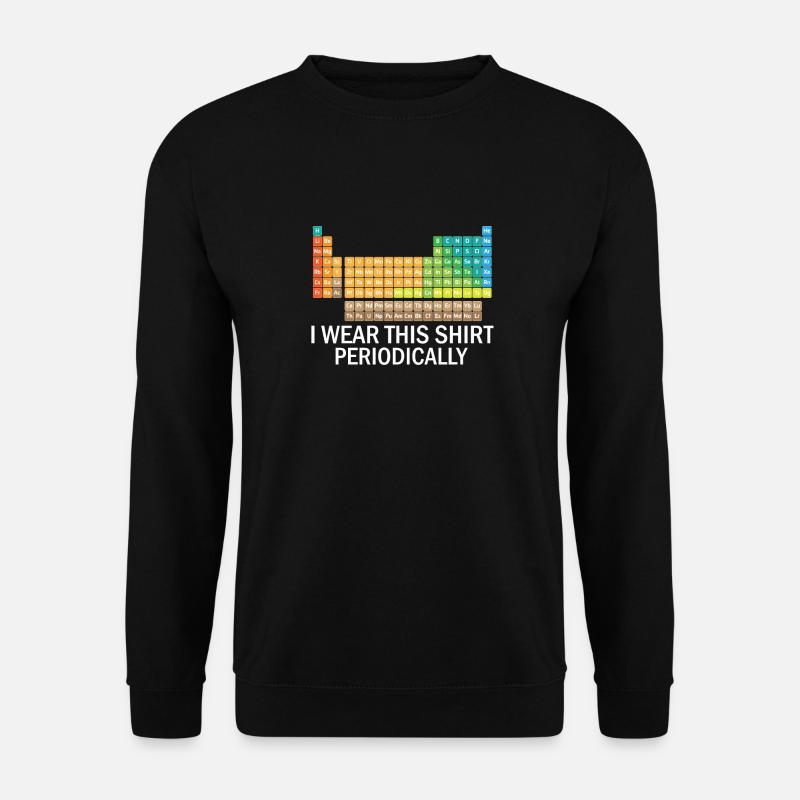 Periodensystem der Elemente - Unisex Pullover - Schwarz