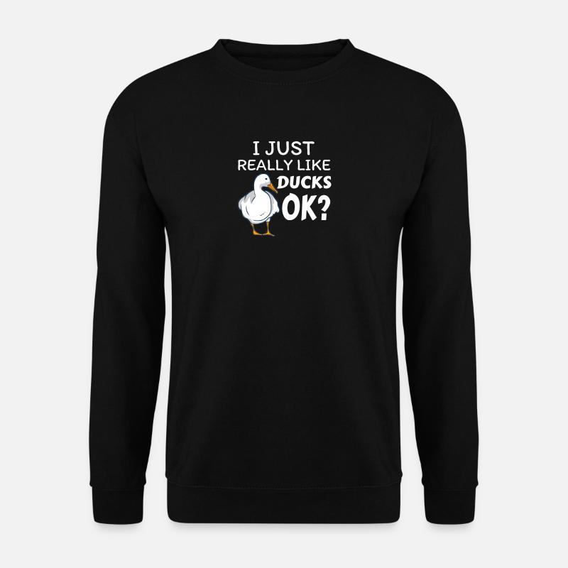 duck - Unisex Sweatshirt - black