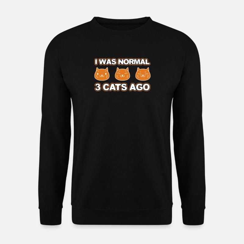 cat cat gift - Unisex Sweatshirt - black