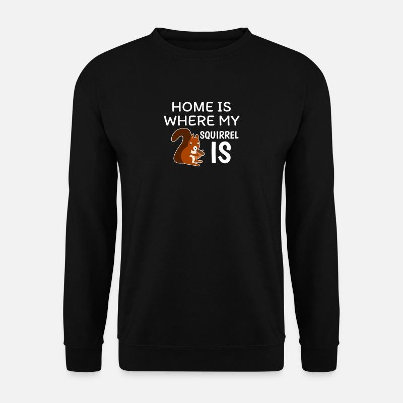 squirrel - Unisex Sweatshirt - black