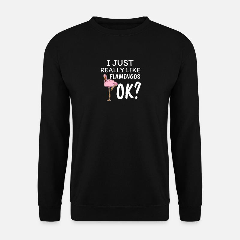 flamingo - Unisex Sweatshirt - black