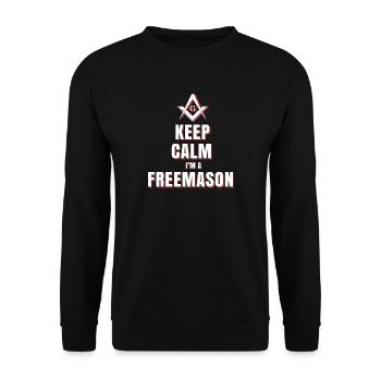 Gardez un cadeau maçonnniste - Sweat-shirt Unisexe - noir - Devant - Alina (178cm) & Michal (187cm)