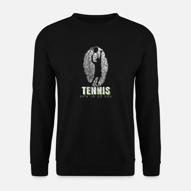 Tennisspieler DNA - Unisex Pullover - Schwarz