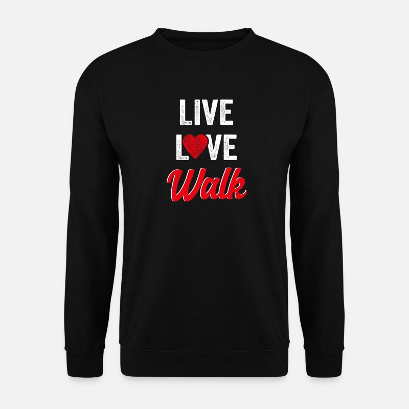Nordic Walking - Unisex Pullover - Schwarz